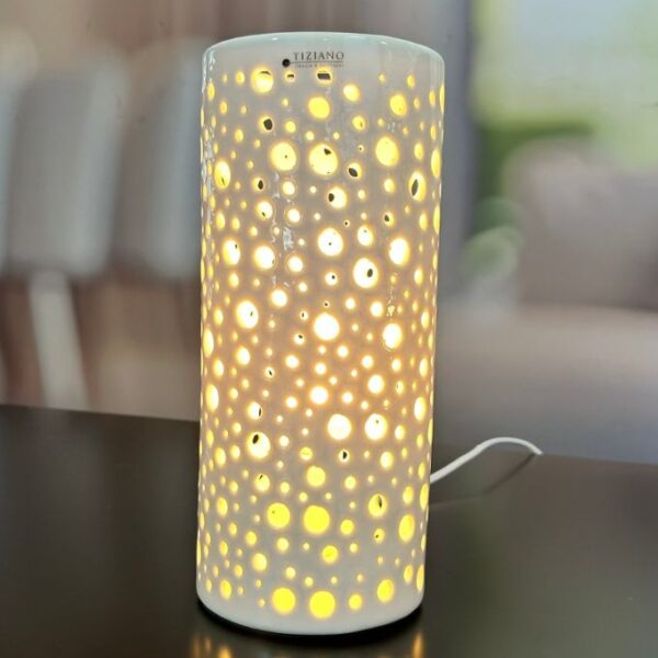 Lampe Salvati weiß-creme