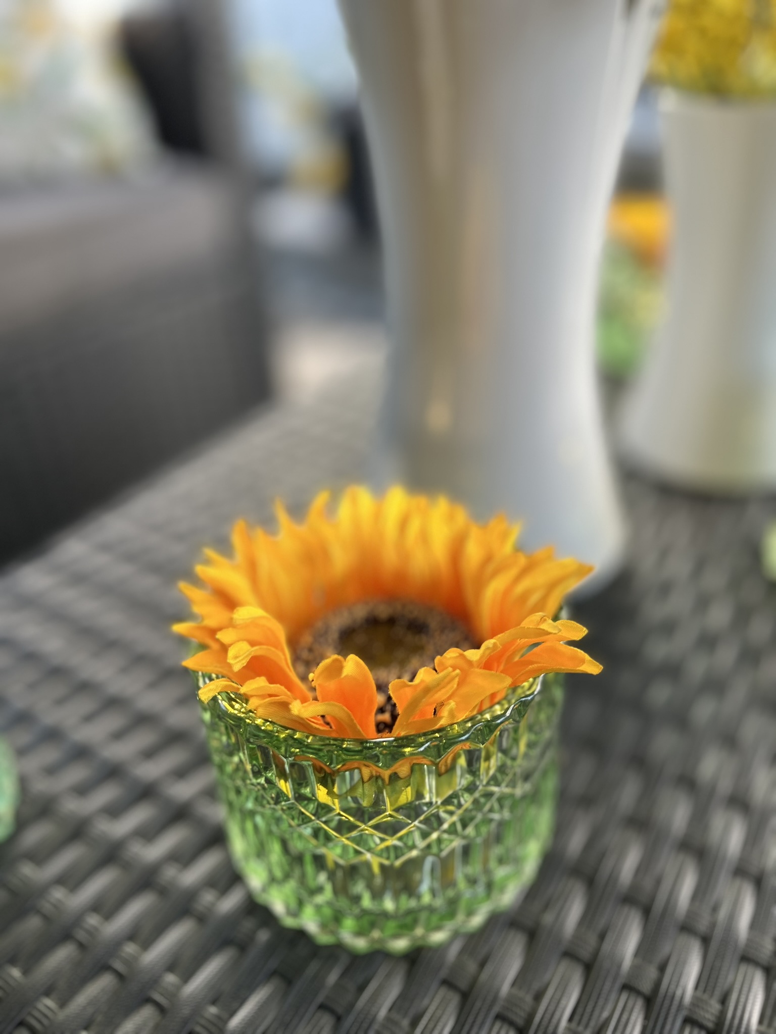 Glas Teelicht Grimsby grün – Bild 4