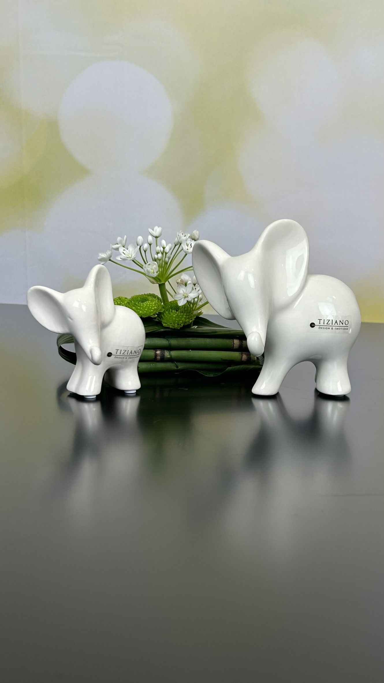 Dekofigur Deko Elefant Leon Schauend