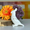 Deko Papagei Eraldo Kopf gerade mit Blumen