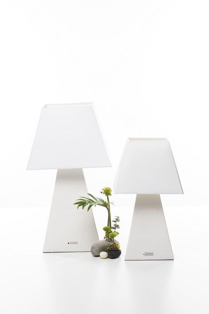 Lampe Crotone eck. creme – Bild 4