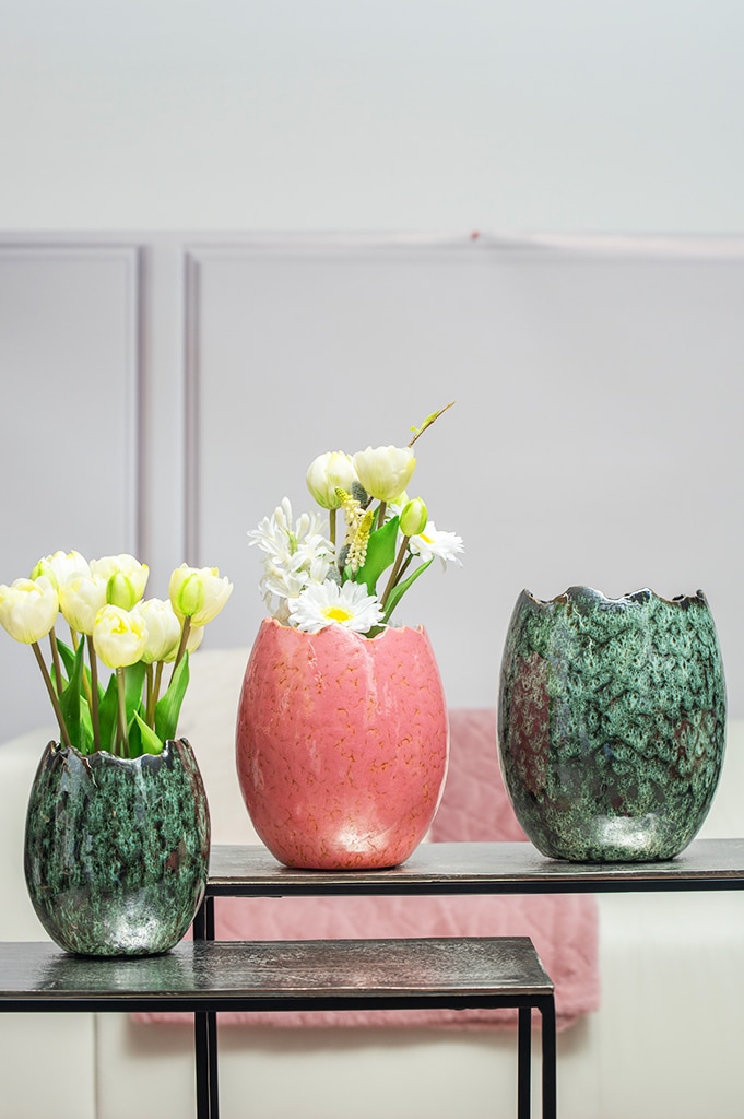 Vase Dakota grün – Bild 3