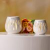 Tischlicht Doria creme-weiß – Bild 2
