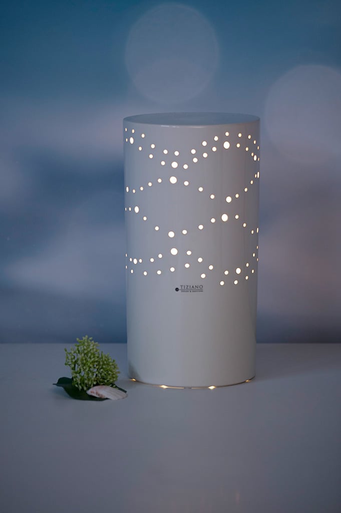 Lampe Lichtsäule Separio weiß-creme