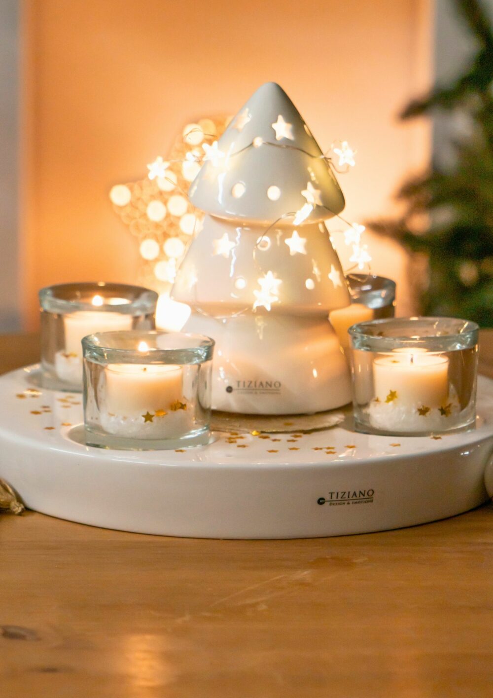 creme-weiß kaufen mit Garda Klarglas Adventlicht