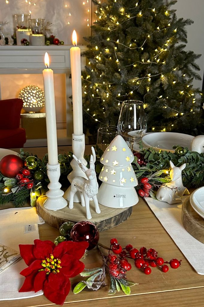 Tischdeko Box Winterwald