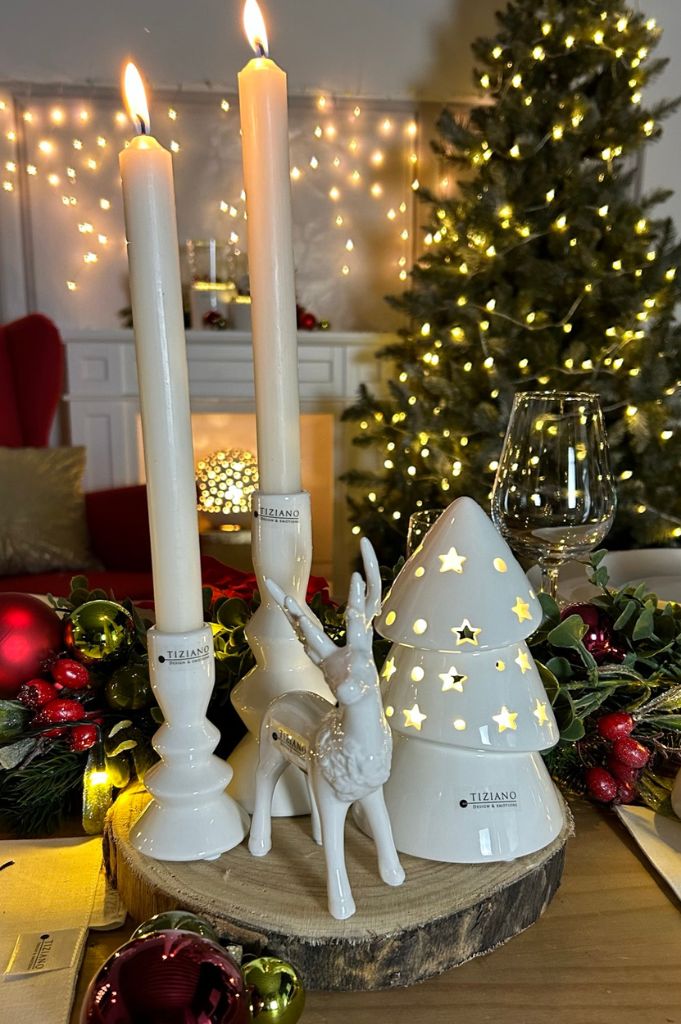 Tischdeko Winterwald