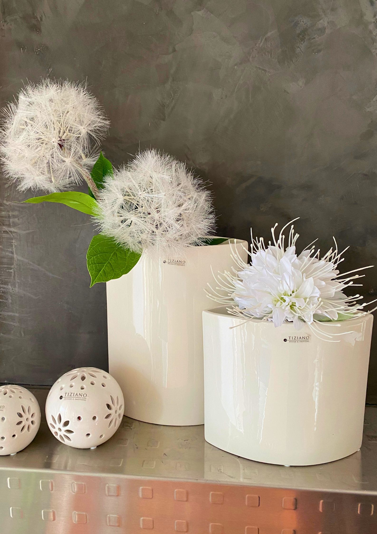 Vase Orio creme