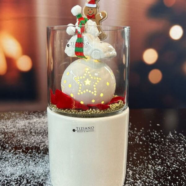 Dekoset Windlicht Laterna mit Tazzola und Herbie