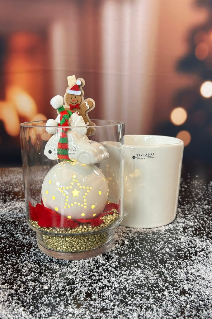 Dekoset Windlicht Laterna mit Tazzola und Herbie – Bild 3