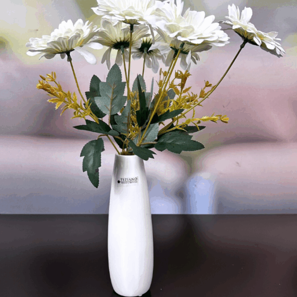 Vase Manioli ceme-weiß