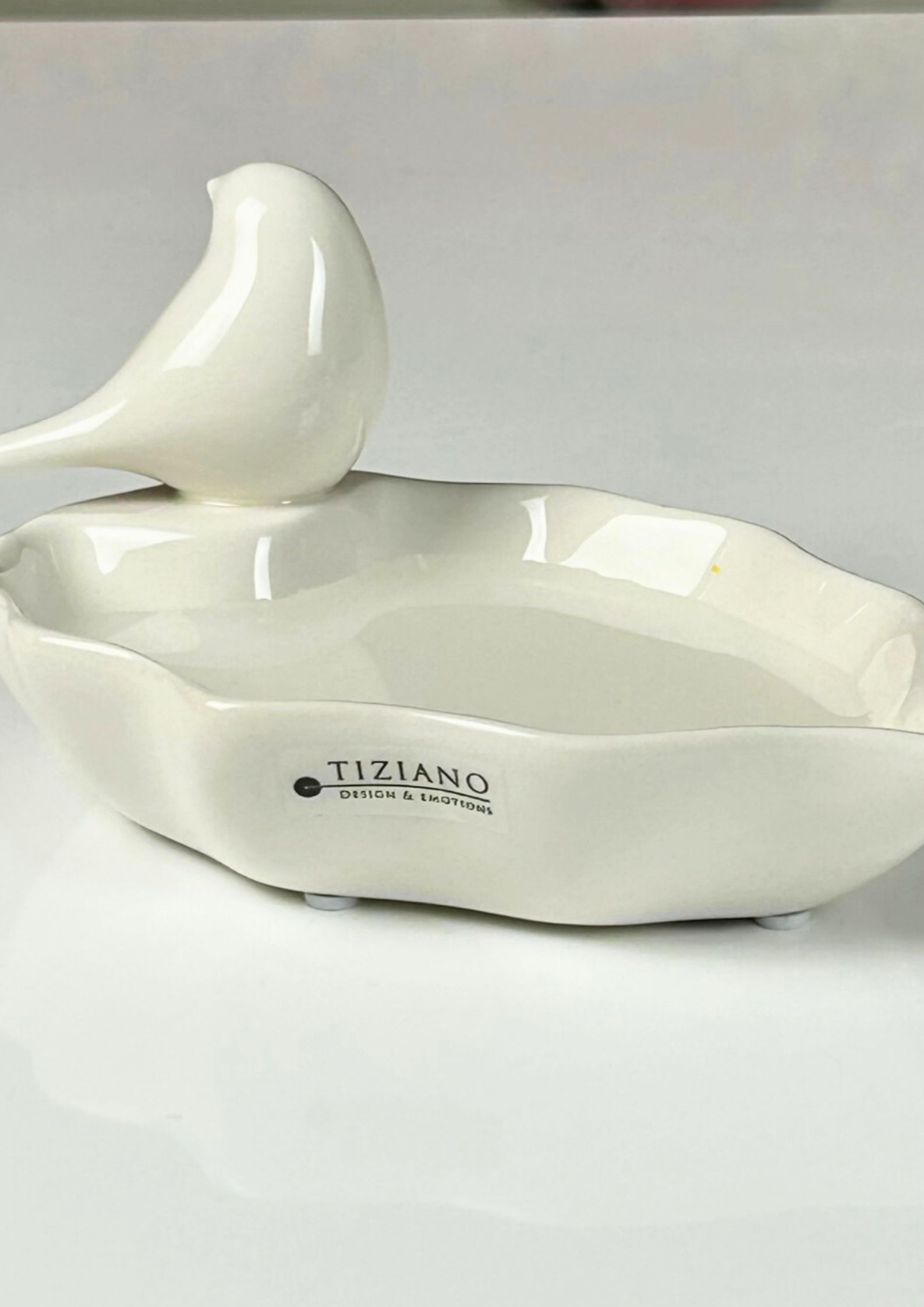 Adina Vogeltränke creme-weiss detail schale