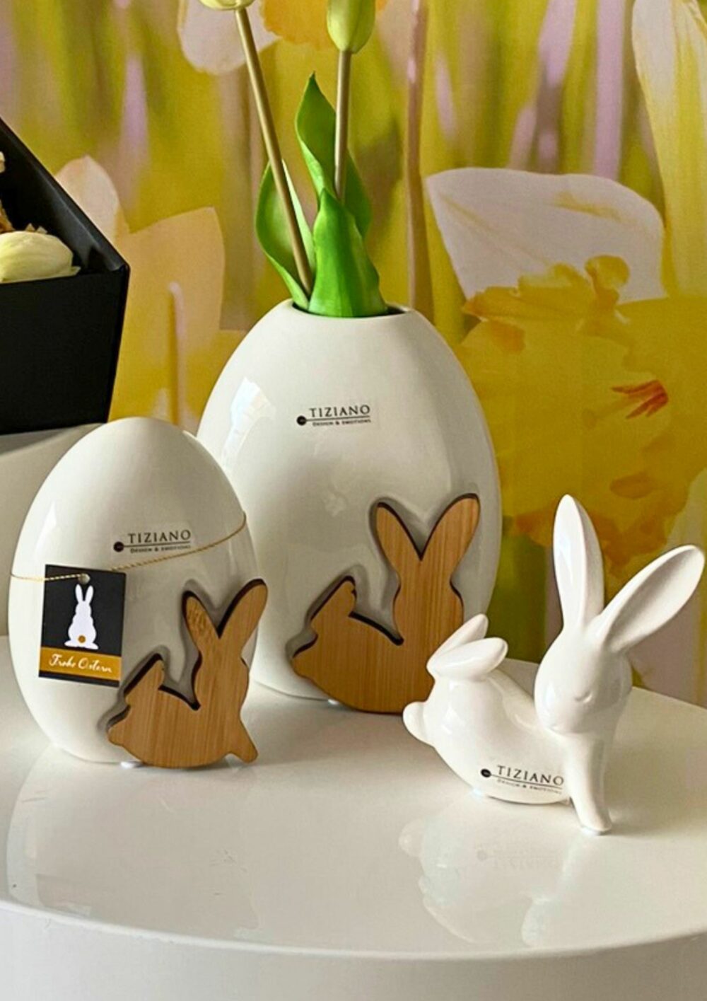 Geschenkbox L mit Fabrio, Ei und Vase Staffalo detail