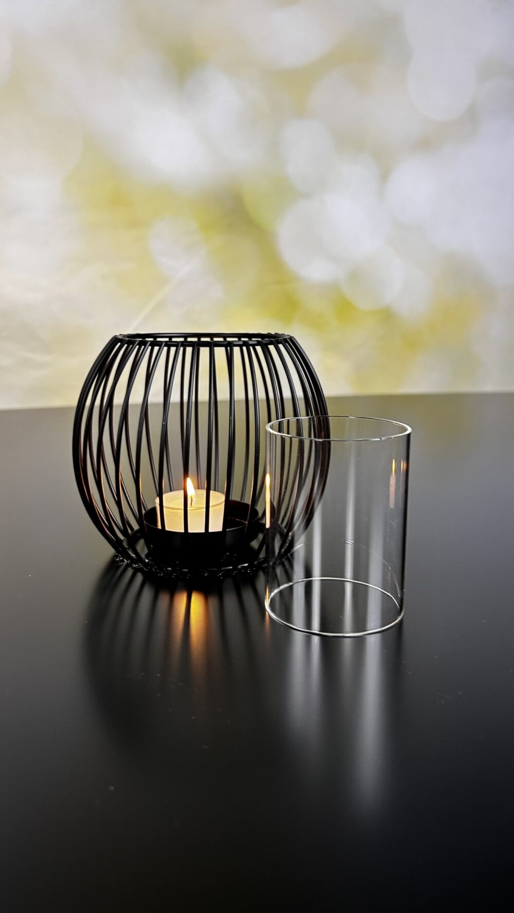Tischlicht Dusk schwarz mit Glas – Bild 2
