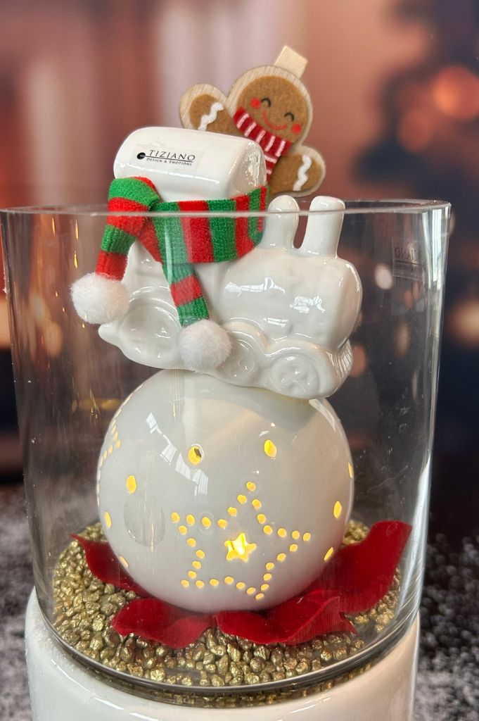 Dekoset Windlicht Bellagio mit Kugel Tazzola LED und Lukas – Bild 3