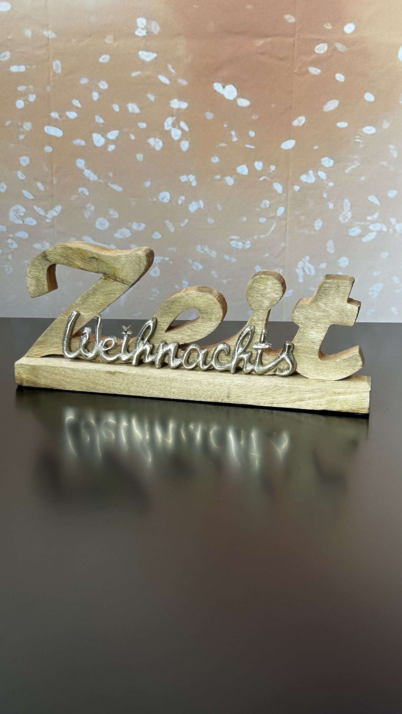 Weihnachtszeit Holzschild