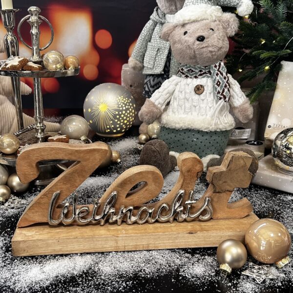 Weihnachtszeit Holzschild