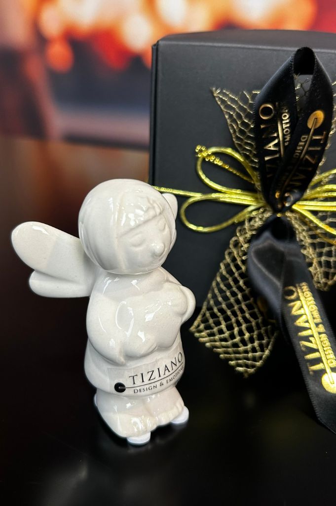 Geschenkbox Engel Anna 2er Set creme-weiß – Bild 4