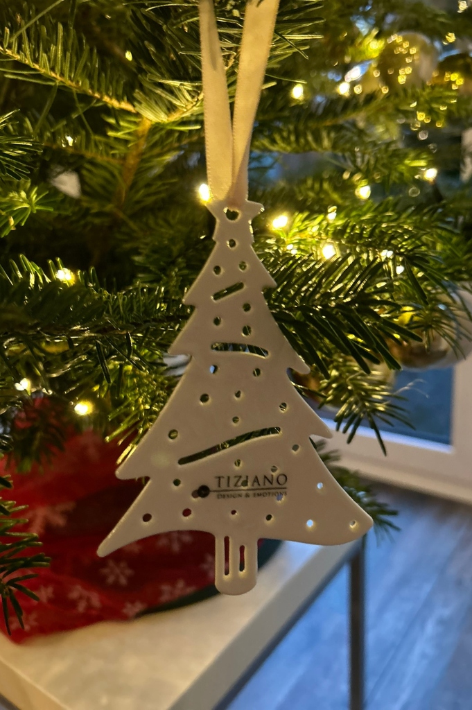 Hänger Laurino Baum creme-weiß