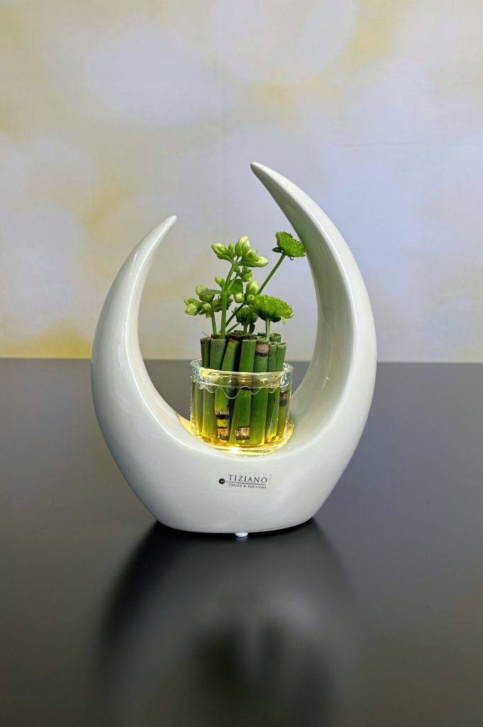 Deko Licht Cecita LED mit Klarglas weiß-creme
