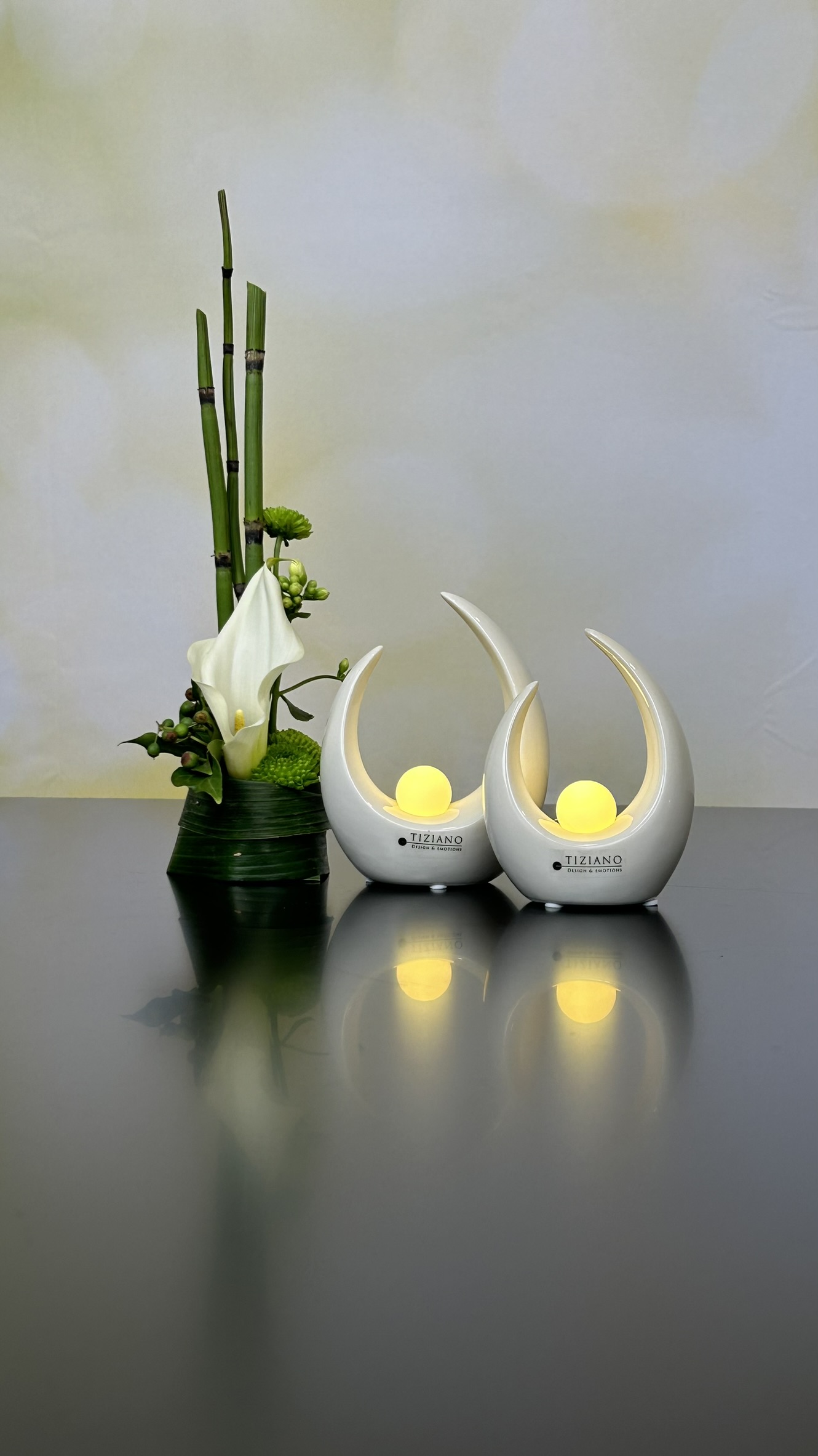 Deko Cecita mit Kugel LED creme-weiß – Bild 3