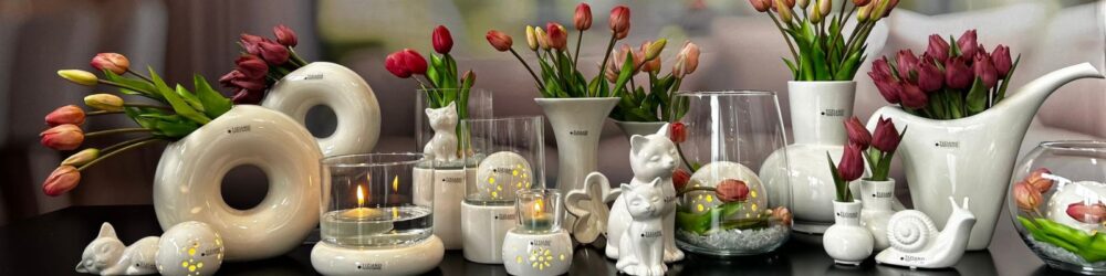Dekos mit Tulpen