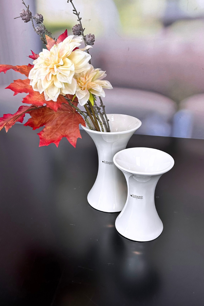 Vase Perdosa creme-weiß – Bild 5