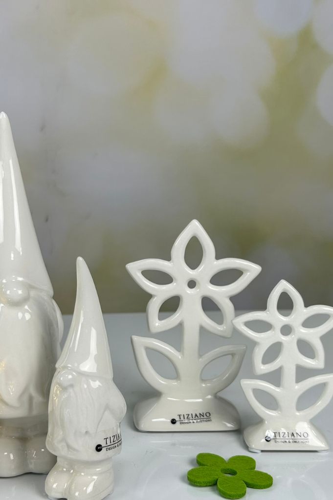 Deko Blume Mesola eckig creme-weiß – Bild 4