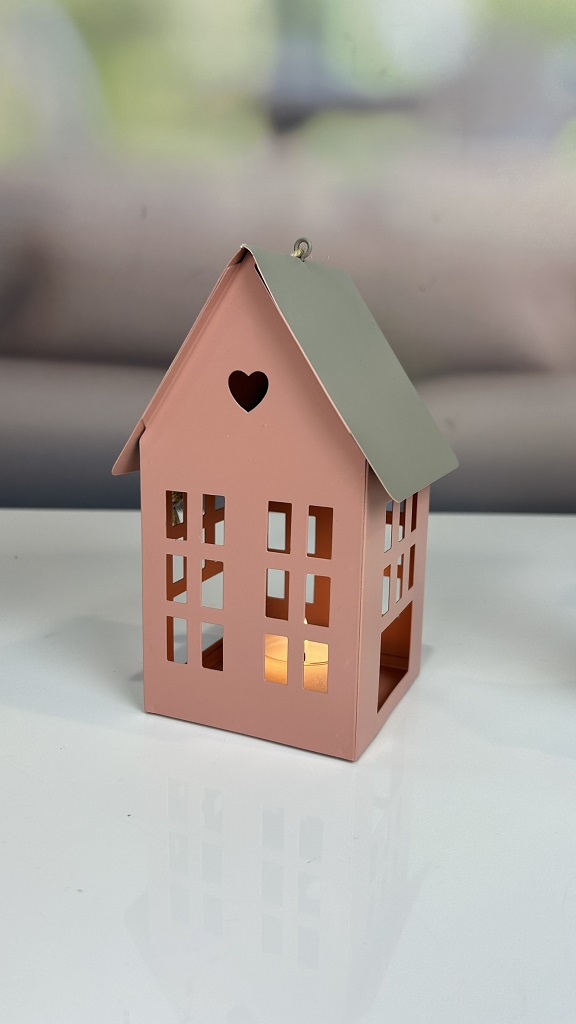 Windlicht Haus farb. sort – Bild 4