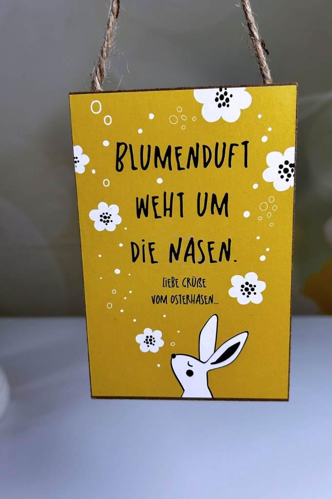 Schild "Blumenduft"