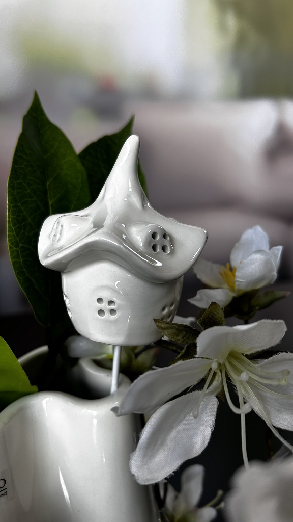 Stecker Minihäuser creme-weiß – Bild 5