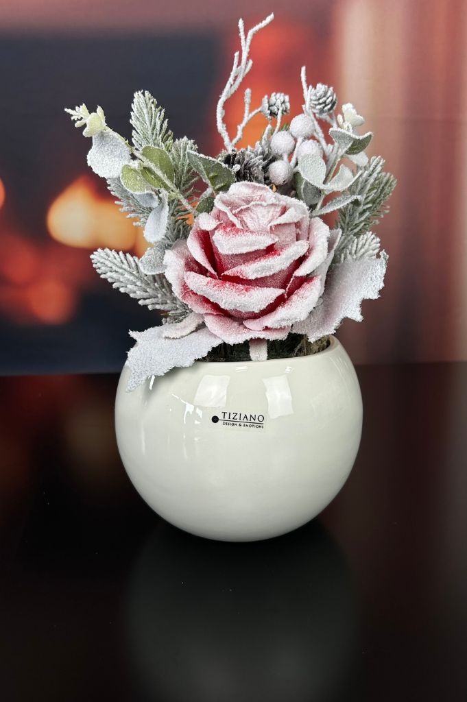 Kübel Morenga creme-weiß