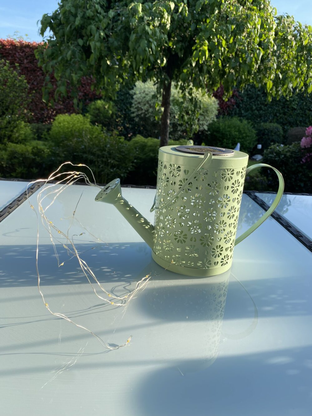 Solar Laterne Gießkanne 26cm – Bild 3