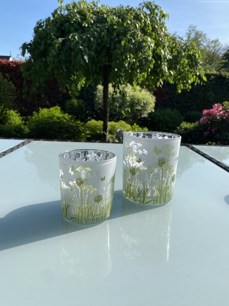 Dekoset Metallschale Canneto mit LED Lotusblume und Carnia – Bild 5