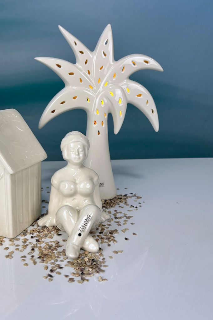 Dekoset Badenixe Marie mit Beachhouse gelb – Bild 3