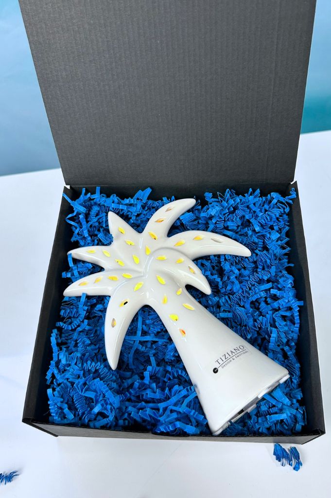 Geschenkbox LED Palme Guano