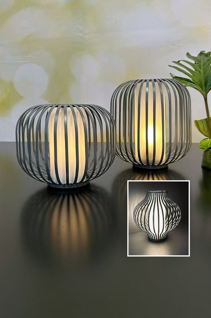 Dekolicht Atrani LED Metall grau in 3 Varianten