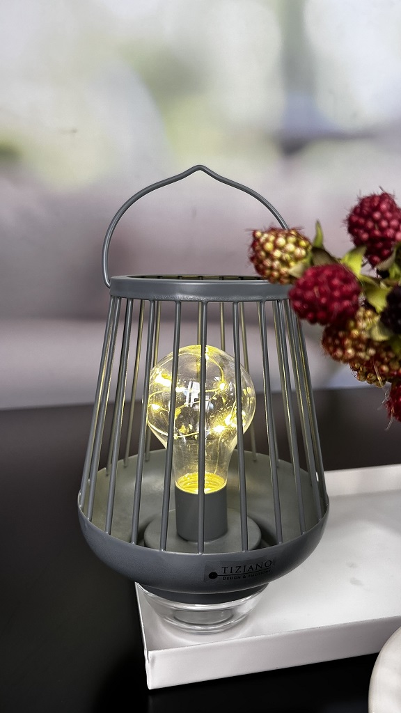 Metall-Licht Porte LED 15,5 cm anthrazit – Bild 4