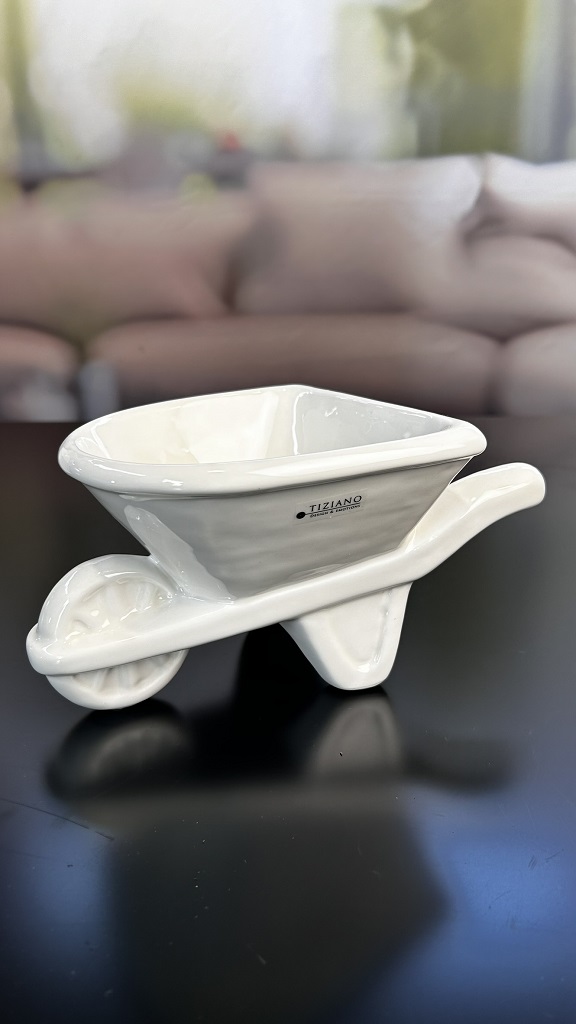 Schubkarre Deruta creme-weiß – Bild 3