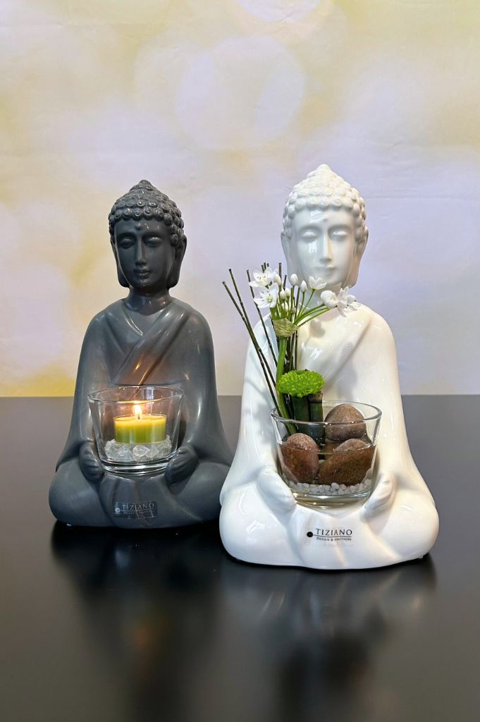 Deko Shiva mit Visco Glas anthrazit – Bild 3