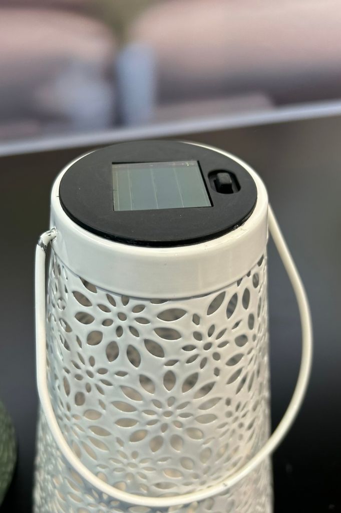 Solar Metallicht Fiori grün oder creme-weiß – Bild 3