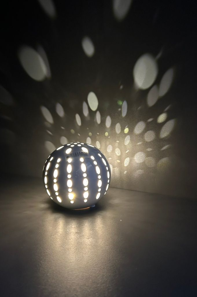 Lichtkugel Burano LED creme-weiß – Bild 3