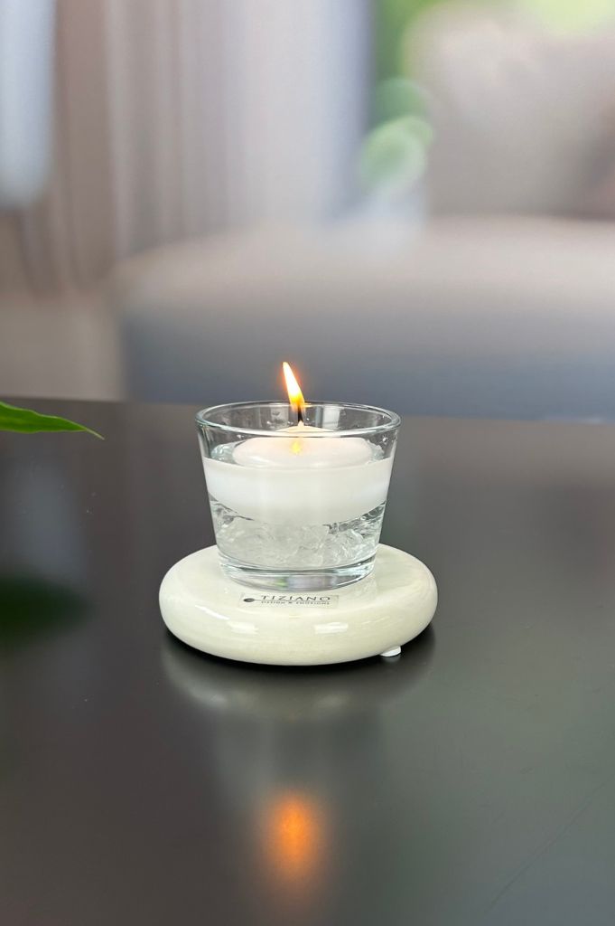 Dekolicht Lumina creme mit Glaskübel Visco – Bild 3