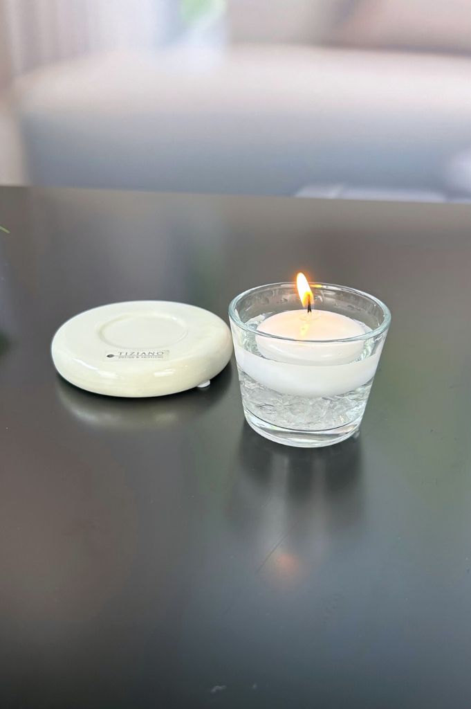 Dekolicht Lumina creme mit Glaskübel Visco – Bild 4