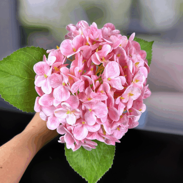 Deko Hortensie 48cm rosa