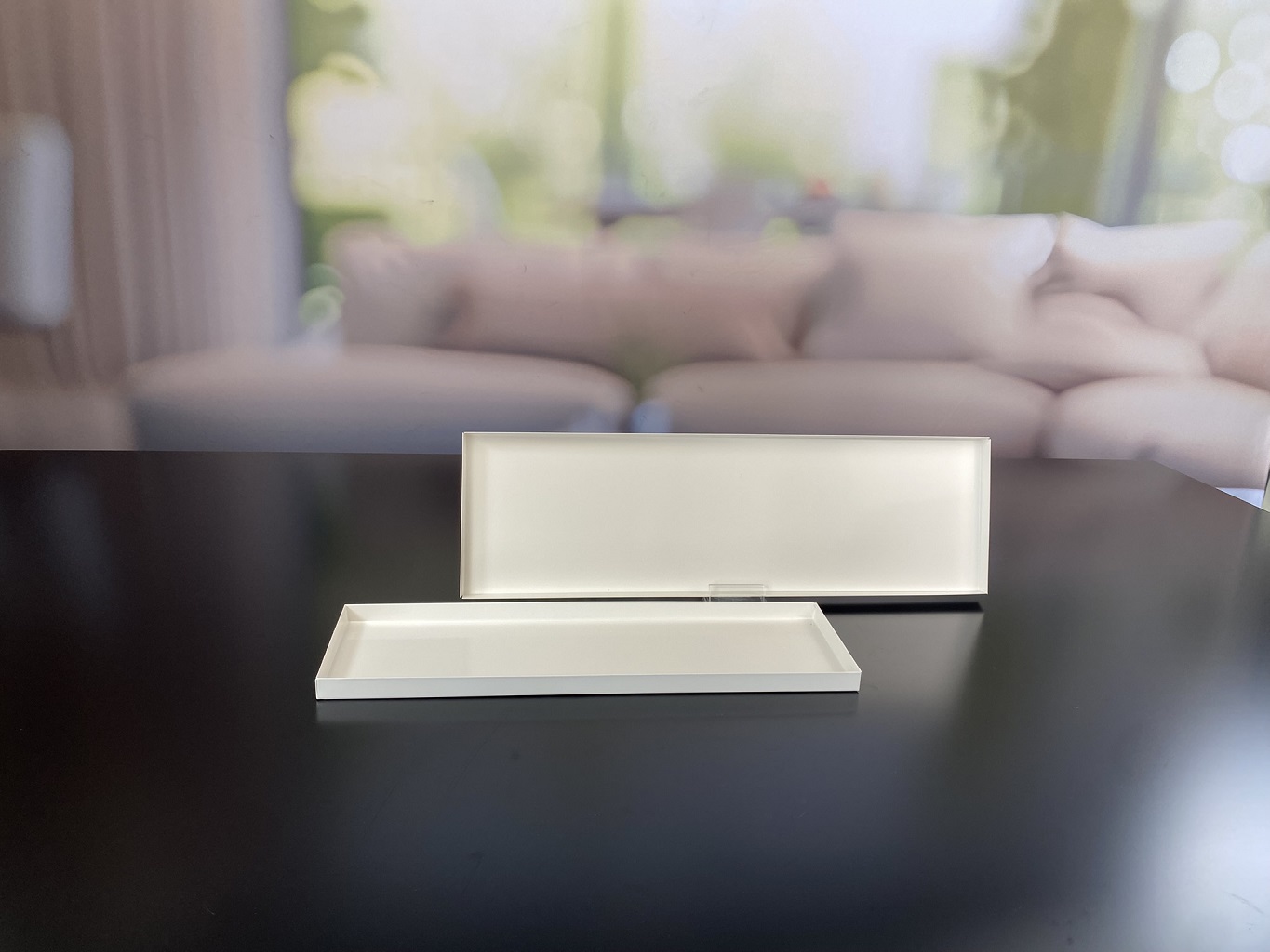 2er Set Metallschale Legri creme 30+40cm