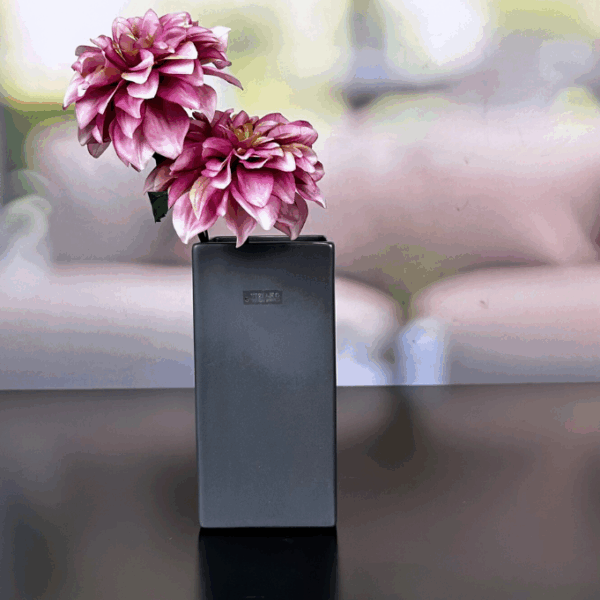 Vase Ascoli 24cm anthrazit matt