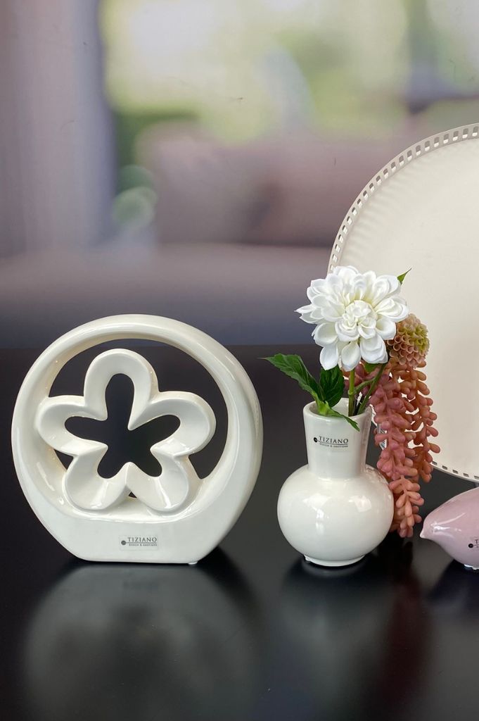 Dekoset Metallschale Canneto+Alfredo+Emporo creme+rosa – Bild 3