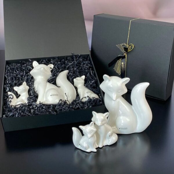 Geschenkbox L mit Deko Fuchs Roxy