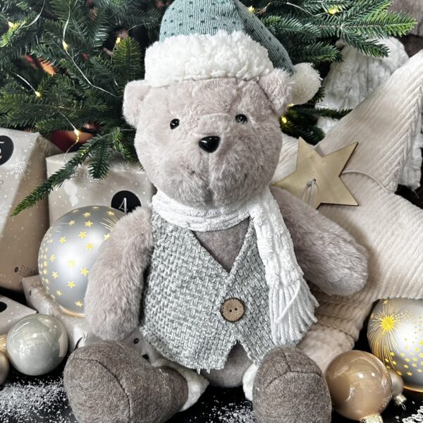 Deko Teddybär sitzend farbig sortiert